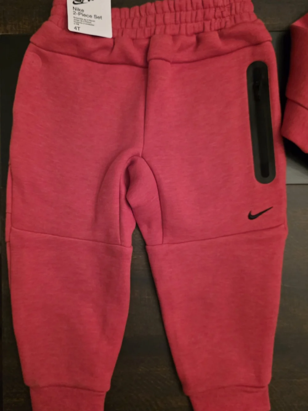 Nike Kids' Pink Hooded Zip Jacket & Jogger Set
